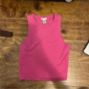 Pink Ribbed Tank Top - Cozy Everyday Style